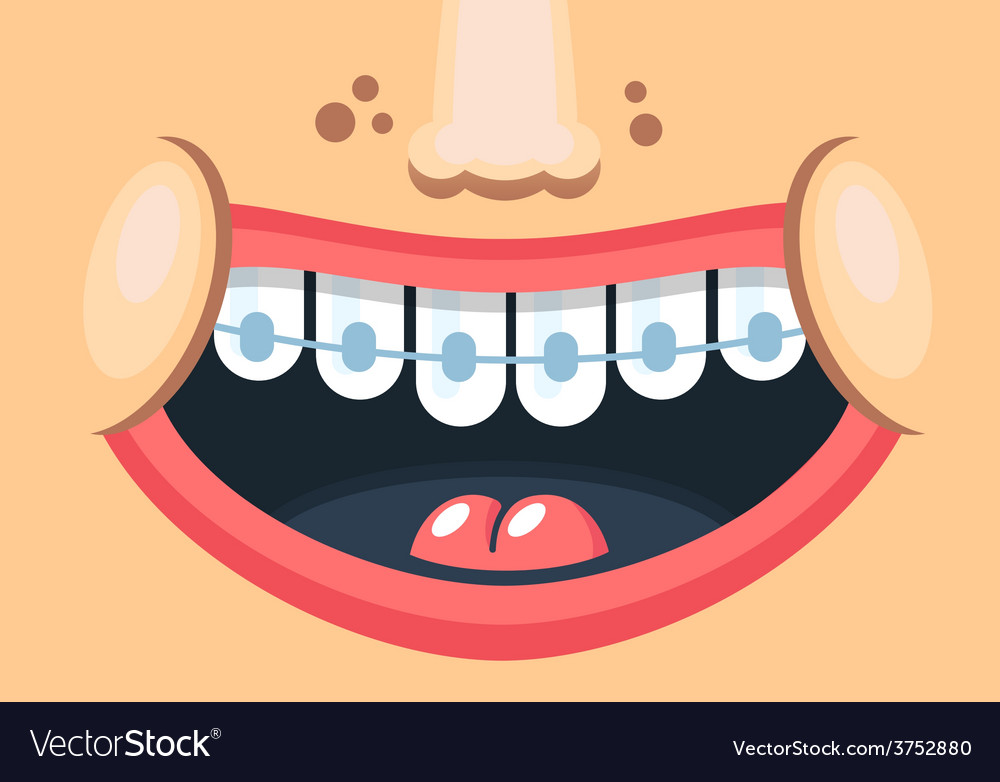 Healthy smile Royalty Free Vector Image - VectorStock