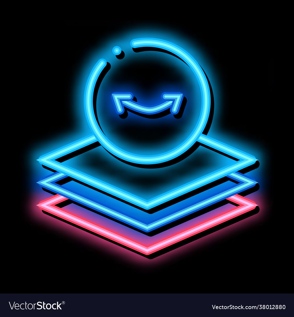 Stretch diaper neon glow icon