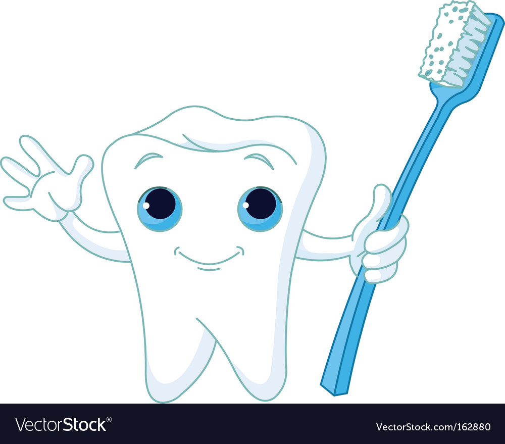 Toothy smile Royalty Free Vector Image - VectorStock