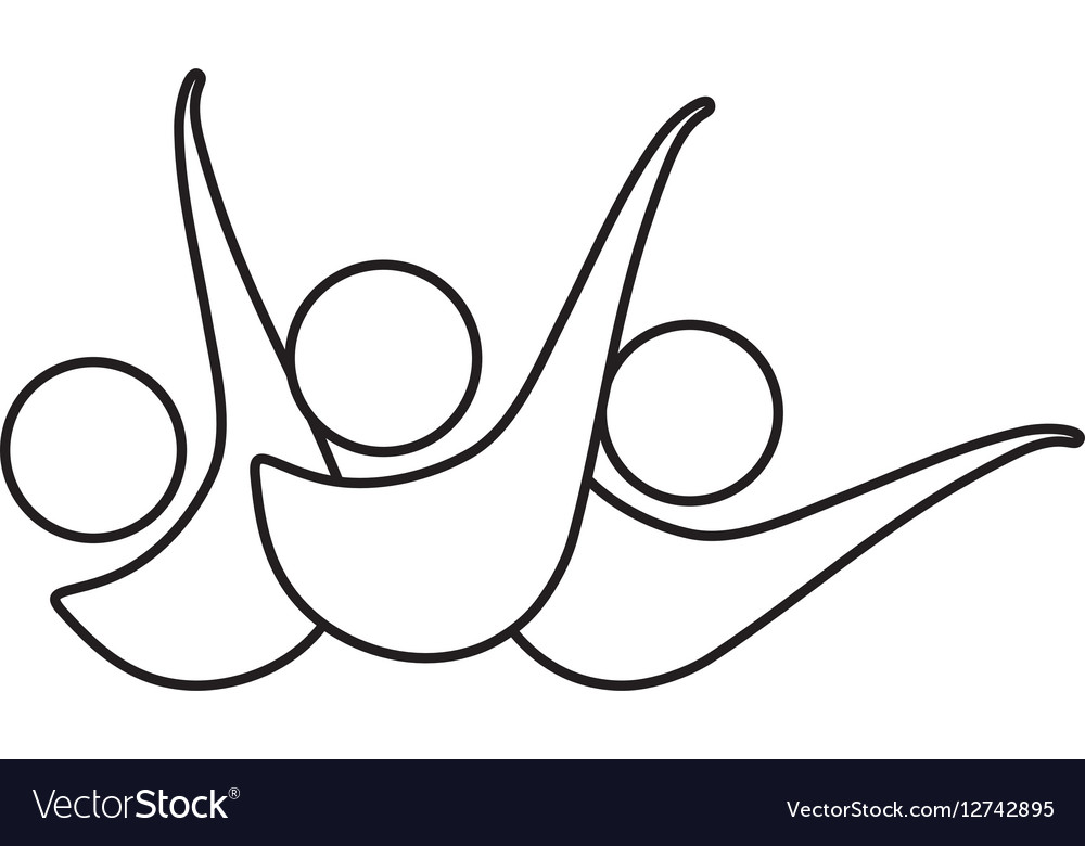 Abstract people symbol