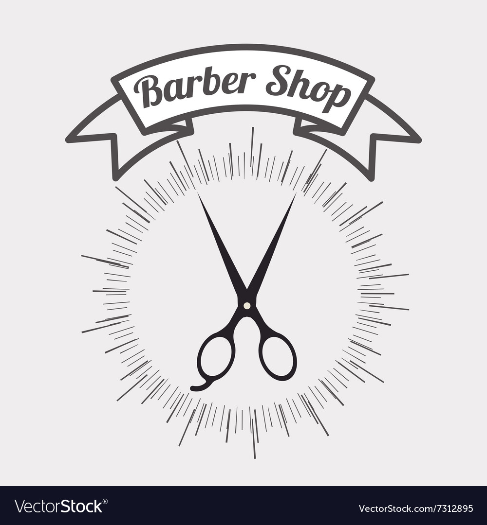 Barber shop design Royalty Free Vector Image - VectorStock