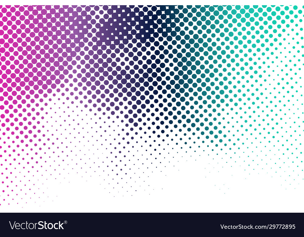 Color halftone background