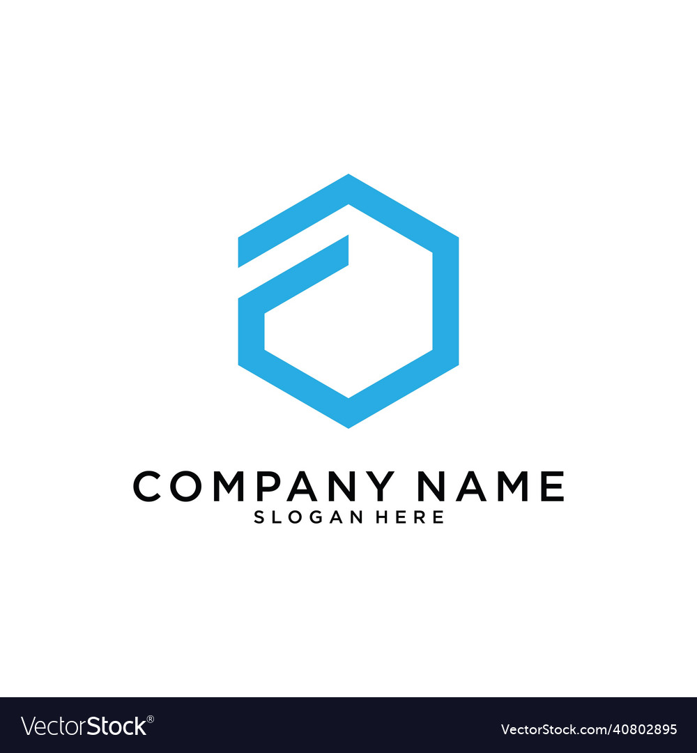 Initial letter f icon logo design concept Vector Image