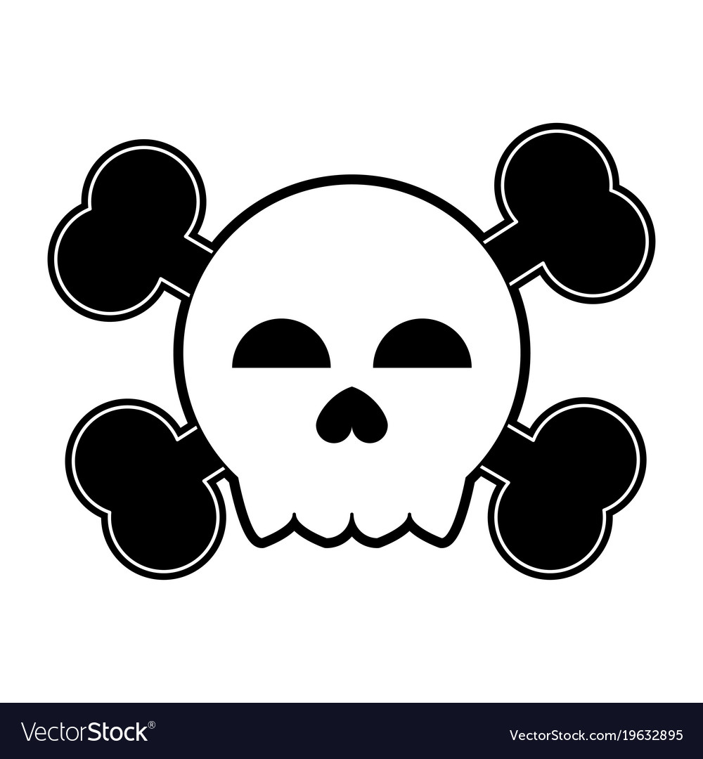 Skull and bones symbol