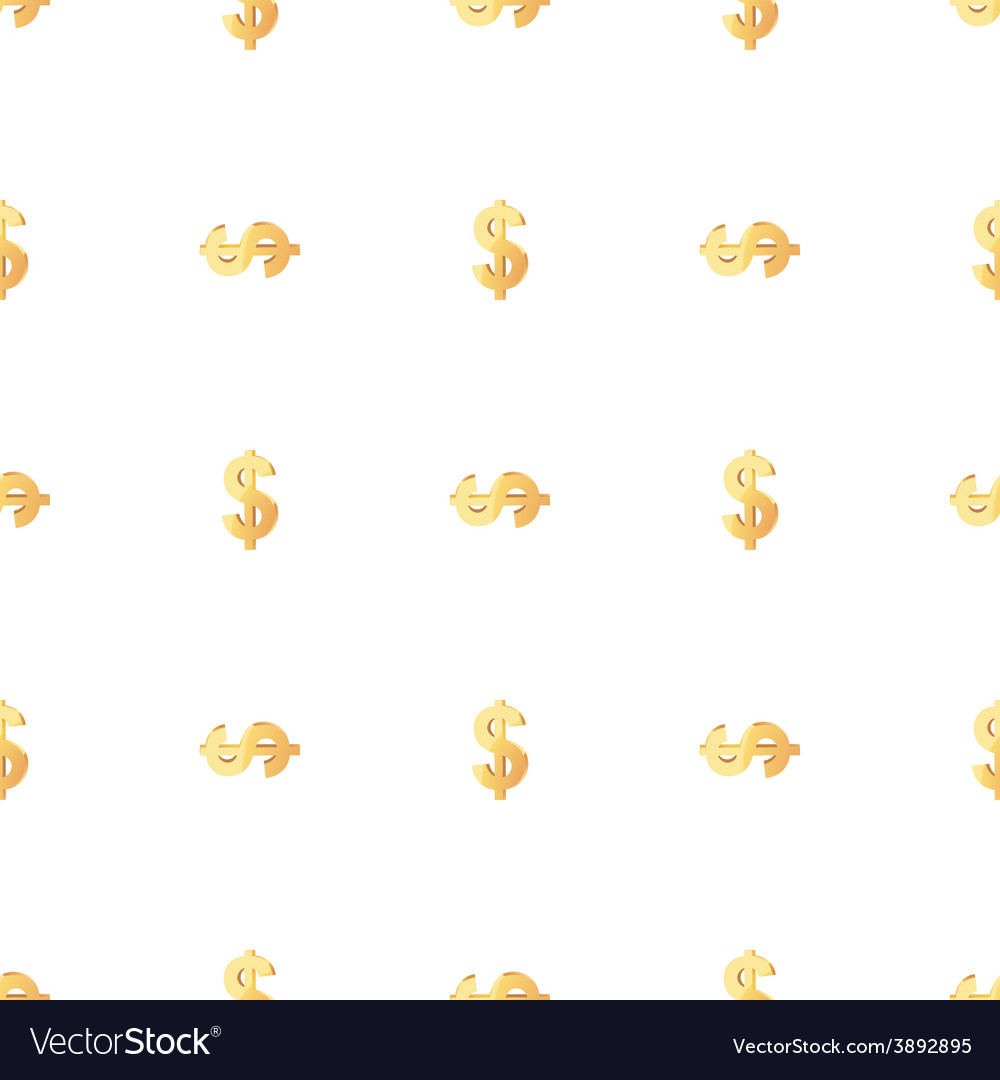 Universal seamless patterns tiling finance Vector Image