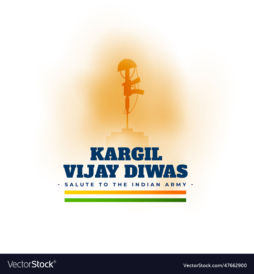 26th july kargil victory day background Royalty Free Vector