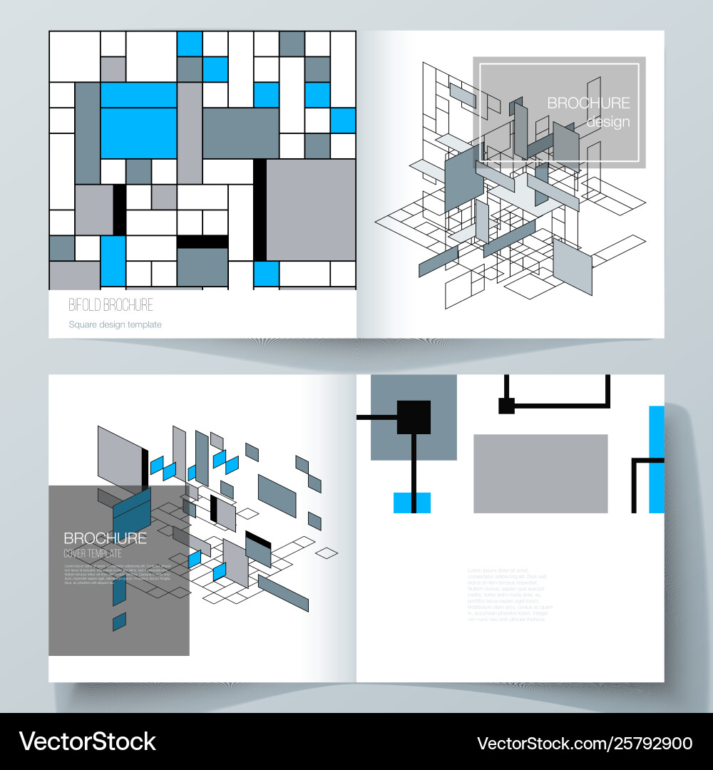 Layout two covers templates Royalty Free Vector Image