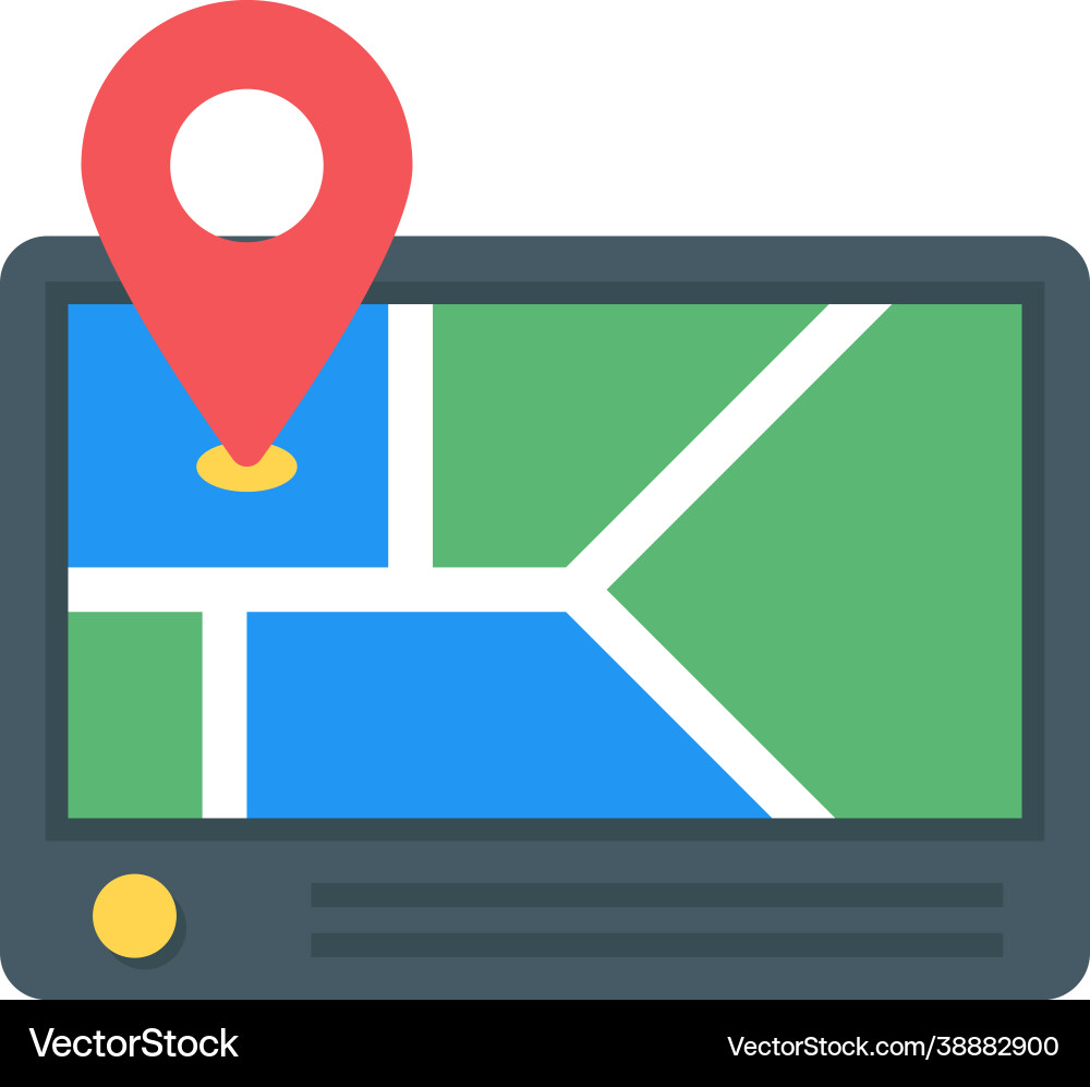 Mobile navigation Royalty Free Vector Image - VectorStock