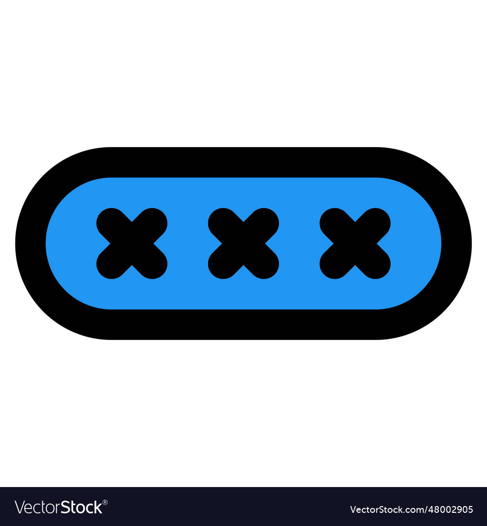 Numeric code used for initial security Royalty Free Vector