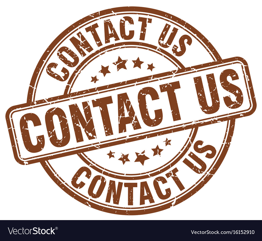 Contact us stamp Royalty Free Vector Image - VectorStock