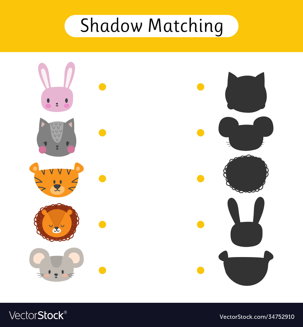 Find correct shadow matching game