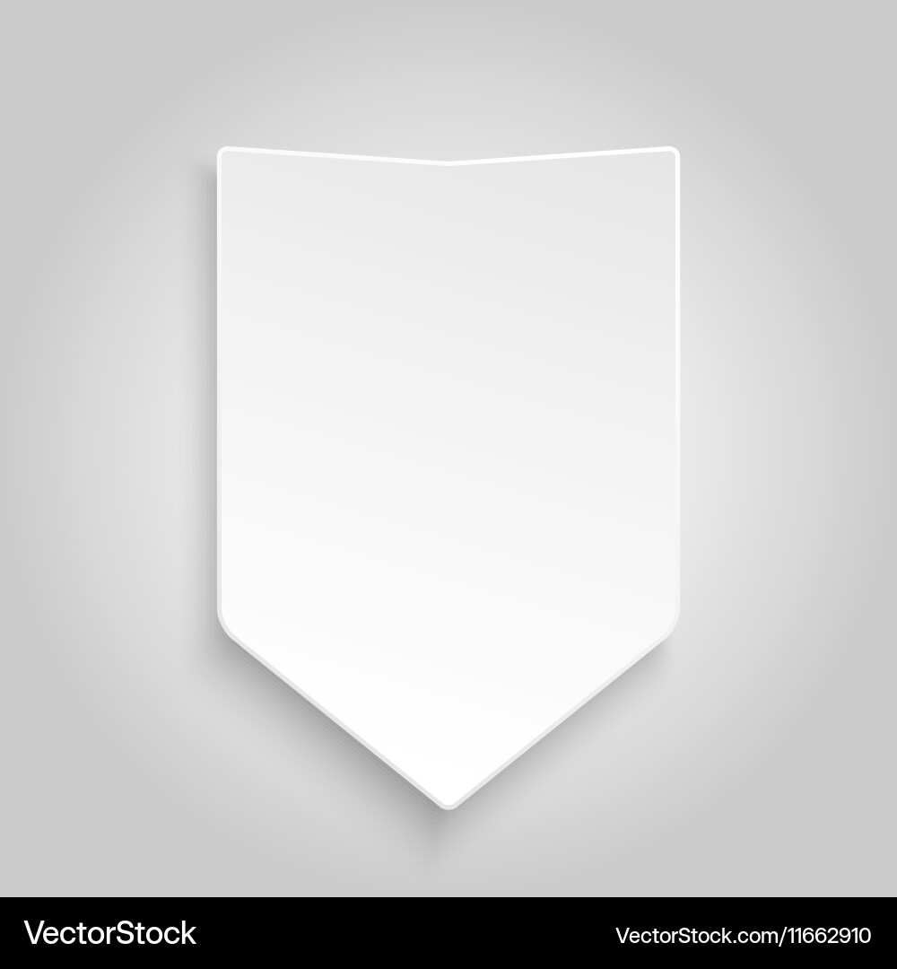 Paper Banner Design Mockup Royalty Free Vector Image