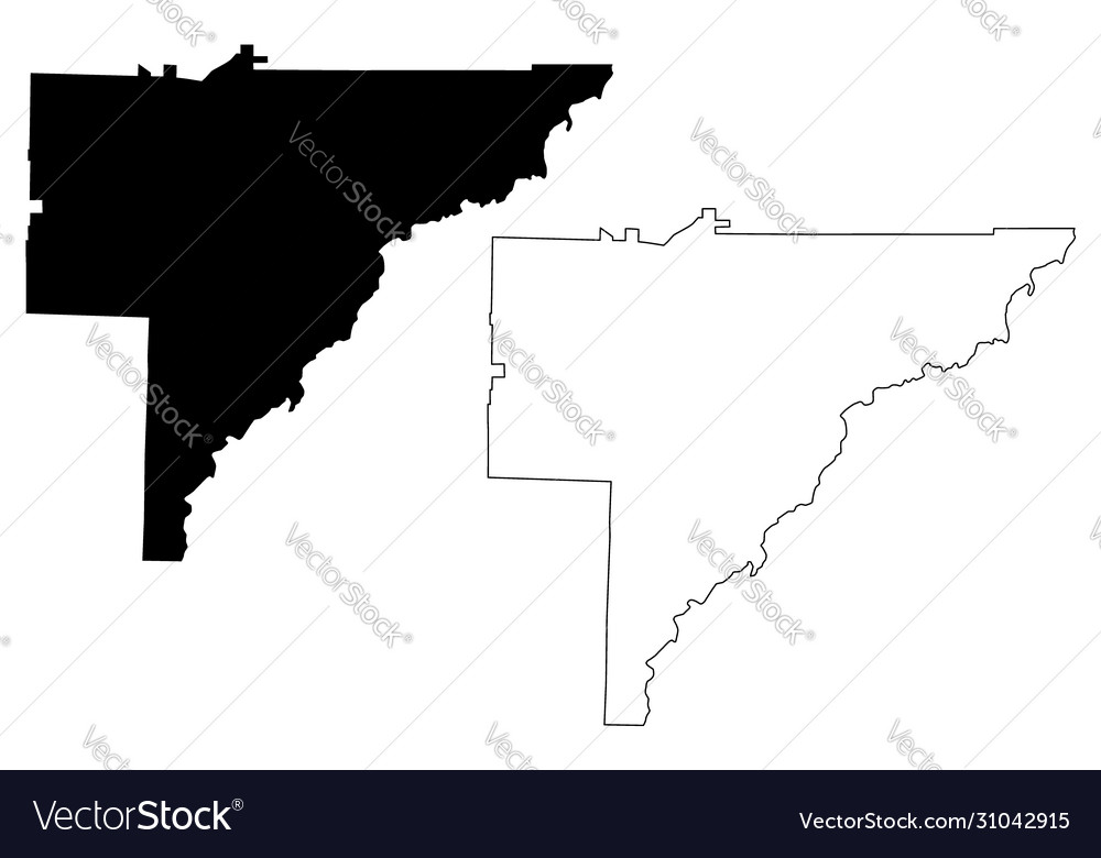 Baker county georgia us united states Royalty Free Vector