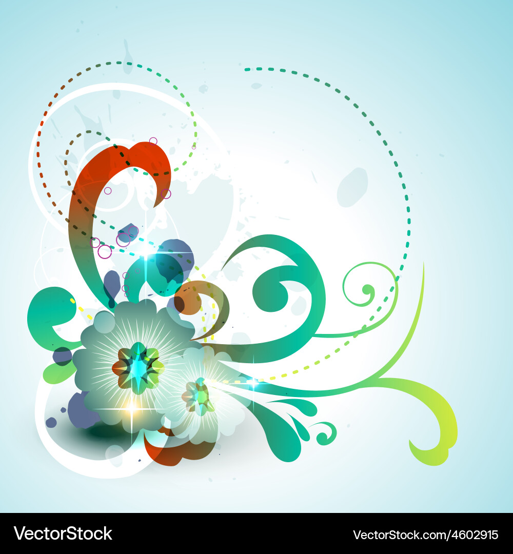 Flower background Royalty Free Vector Image - VectorStock