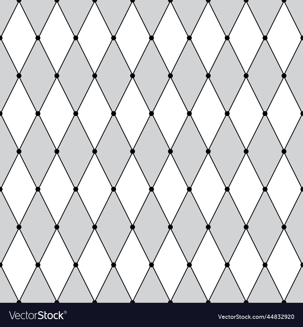 Rhombus seamless pattern simple geometric Vector Image