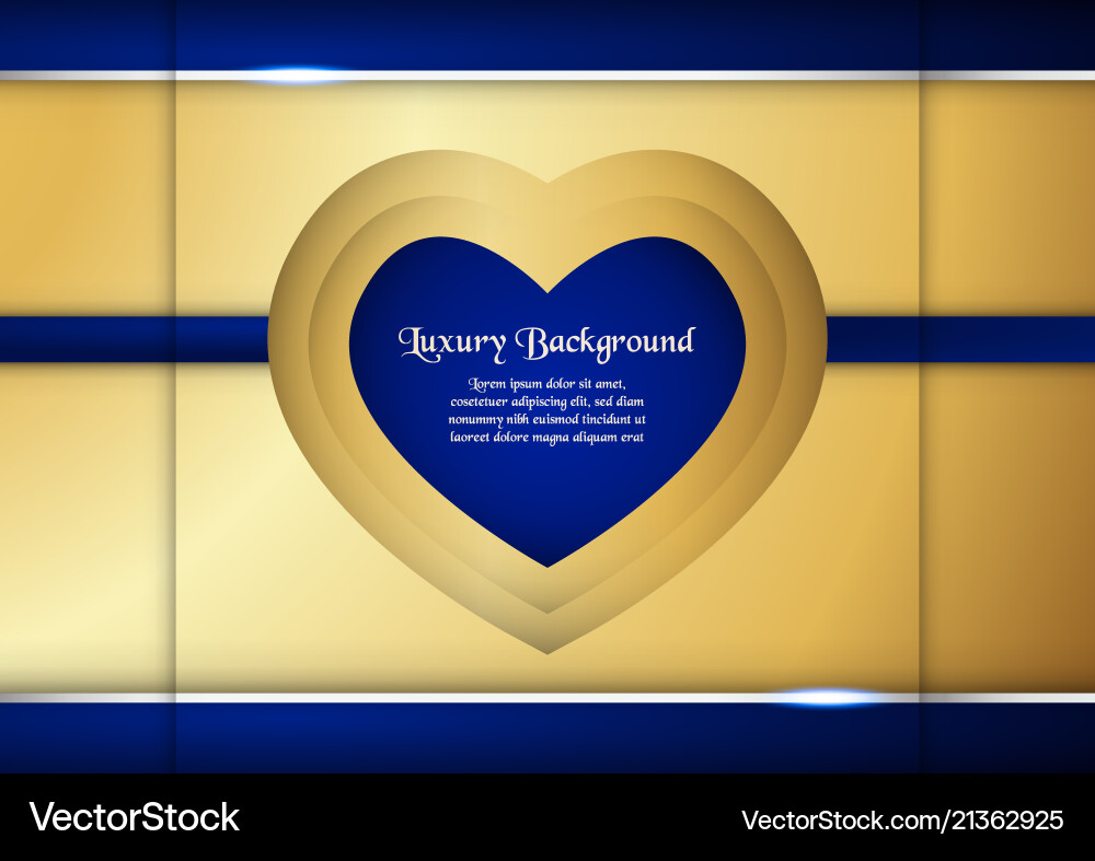 Abstract blue background in premium concept Vector Image