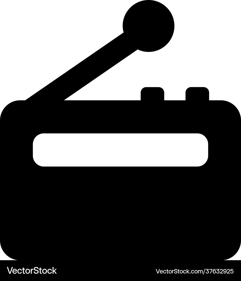 Radio Royalty Free Vector Image - VectorStock