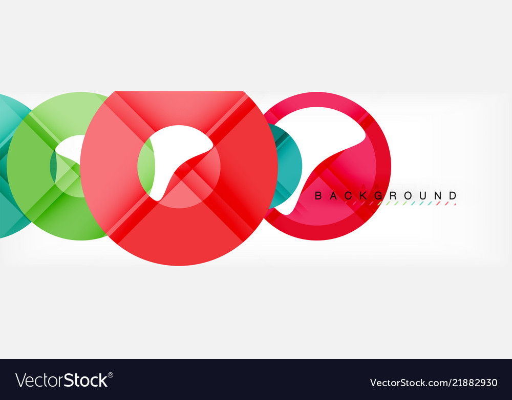 Geometric modern backgrounds rings abstract