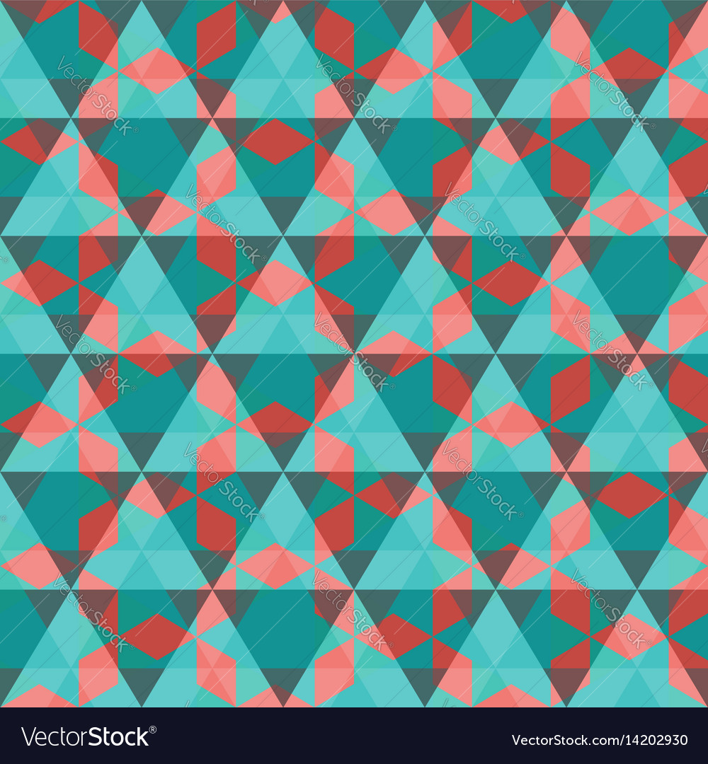 Triangular geometric seamless pattern