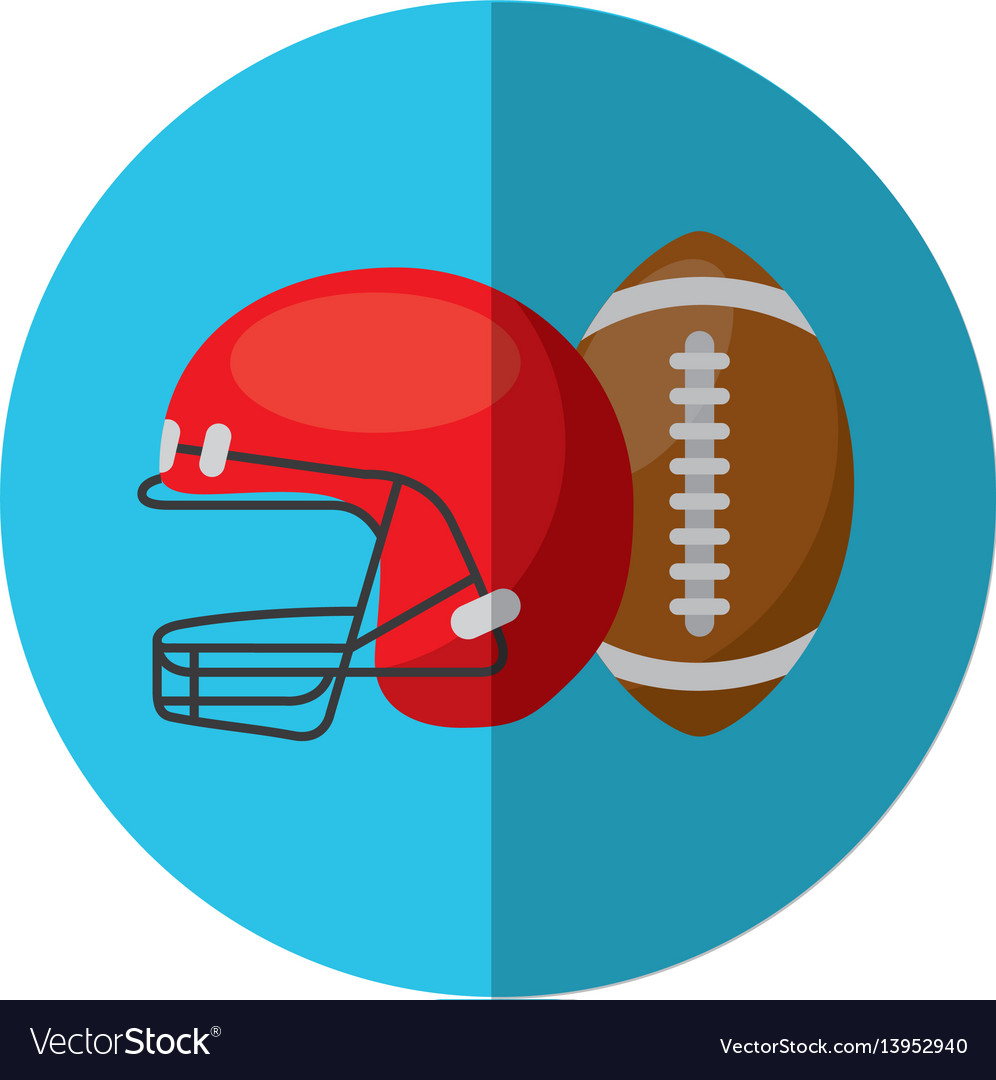 American football helmet icon Royalty Free Vector Image