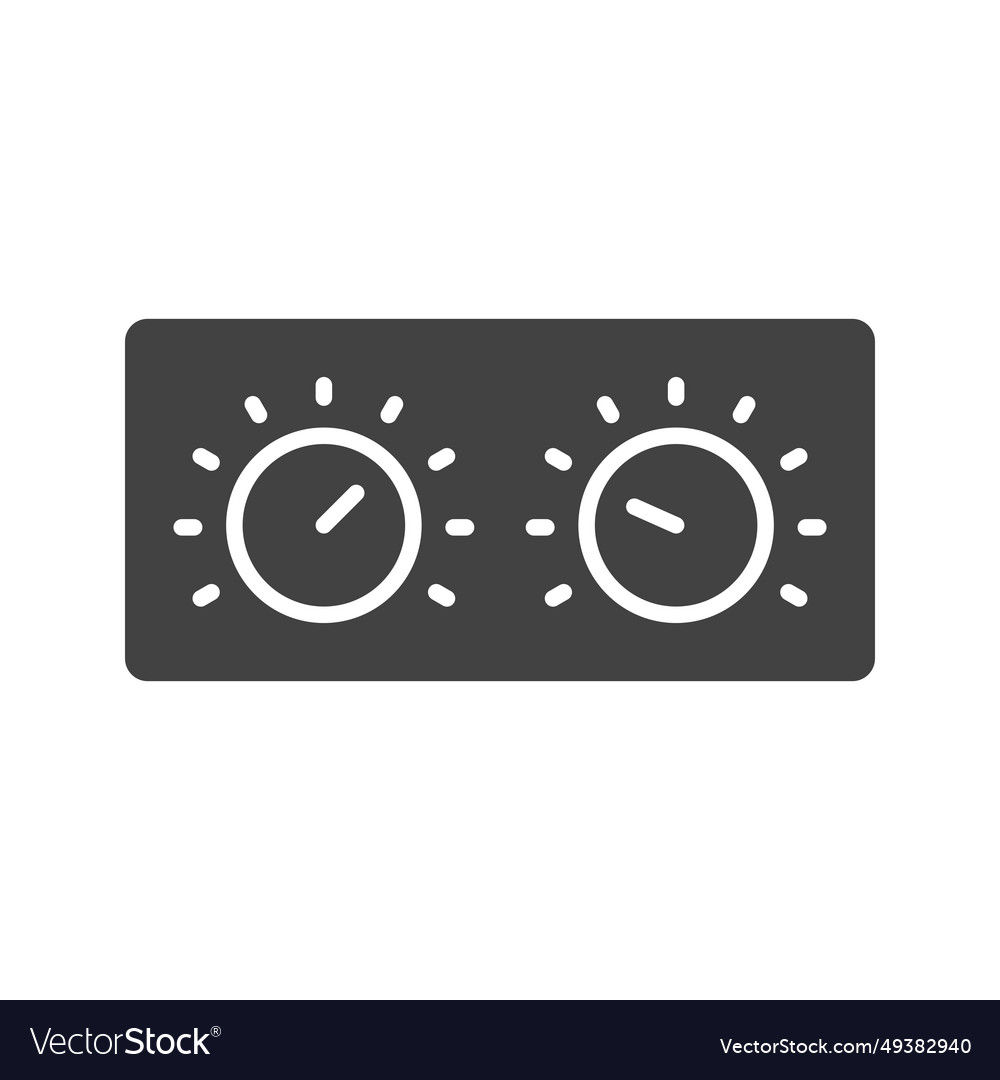 Control knobs icon image Royalty Free Vector Image