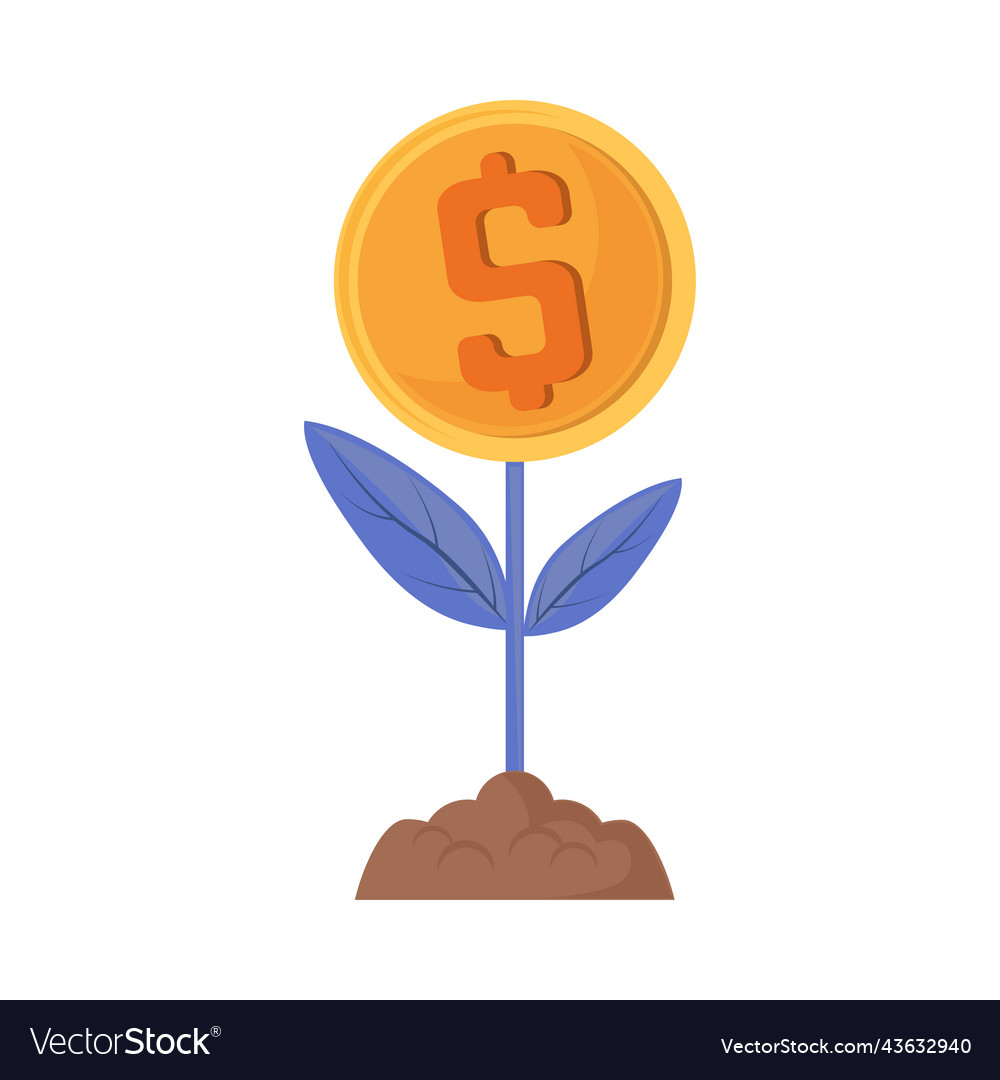 Income growth money Royalty Free Vector Image - VectorStock