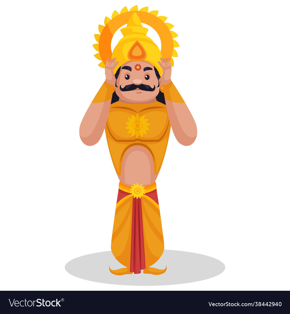 Karna cartoon character Royalty Free Vector Image Karna cartoon character Royalty Free Vector Image