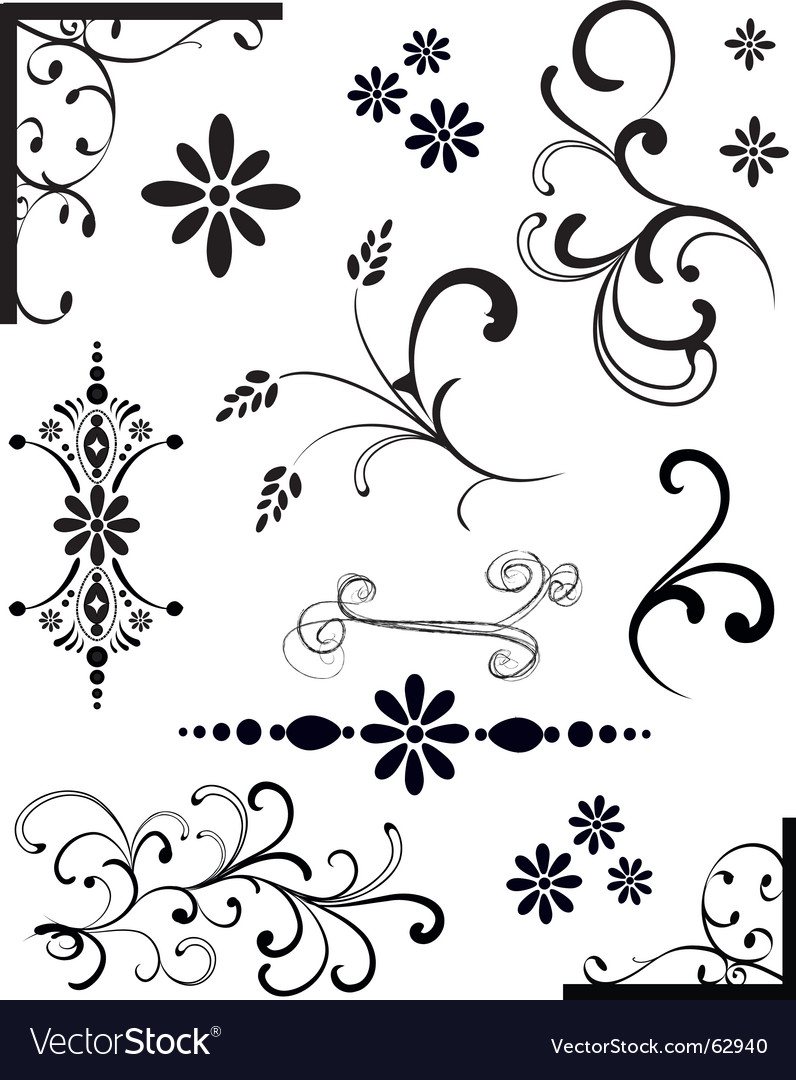 Ornaments Royalty Free Vector Image - VectorStock