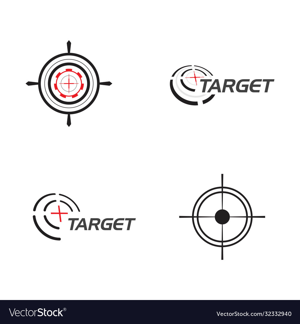 Target icon Royalty Free Vector Image - VectorStock