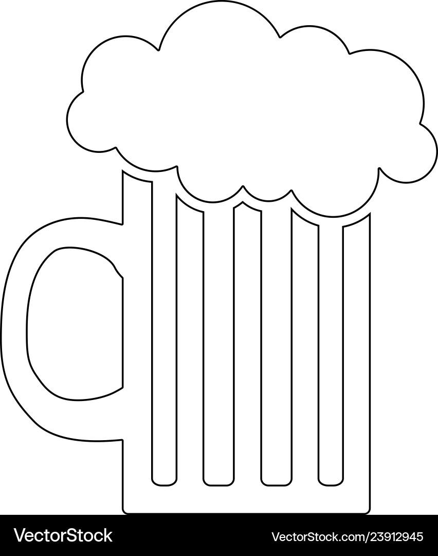 Beer flat icon Royalty Free Vector Image - VectorStock