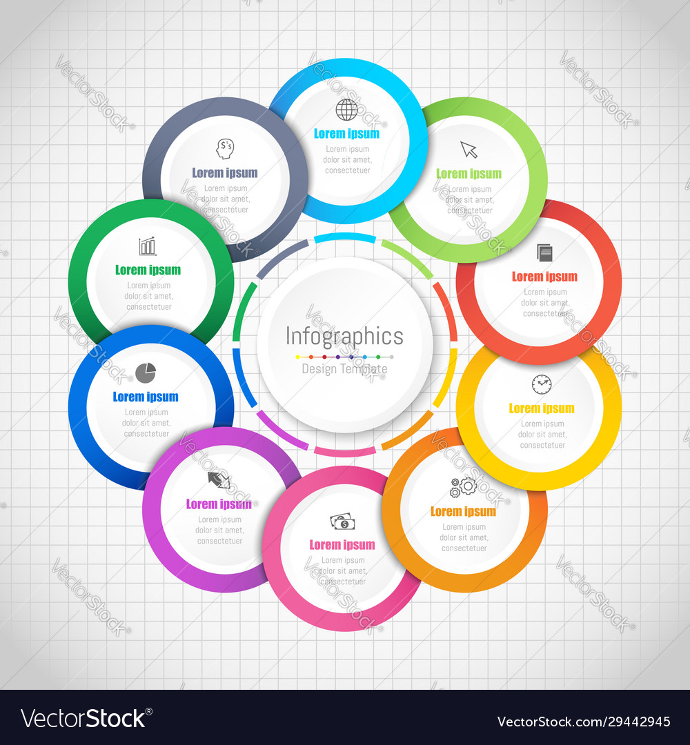 Infographic design elements for your business Vector Image