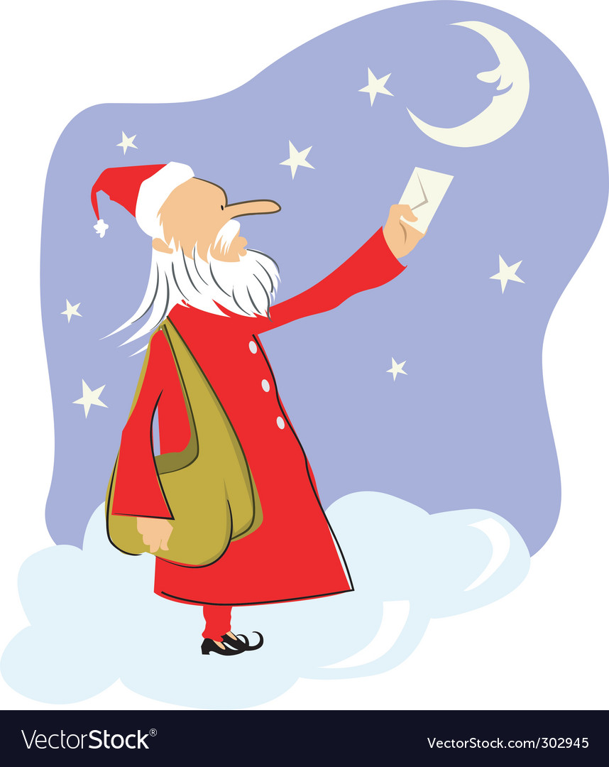 Santa clause Royalty Free Vector Image - VectorStock