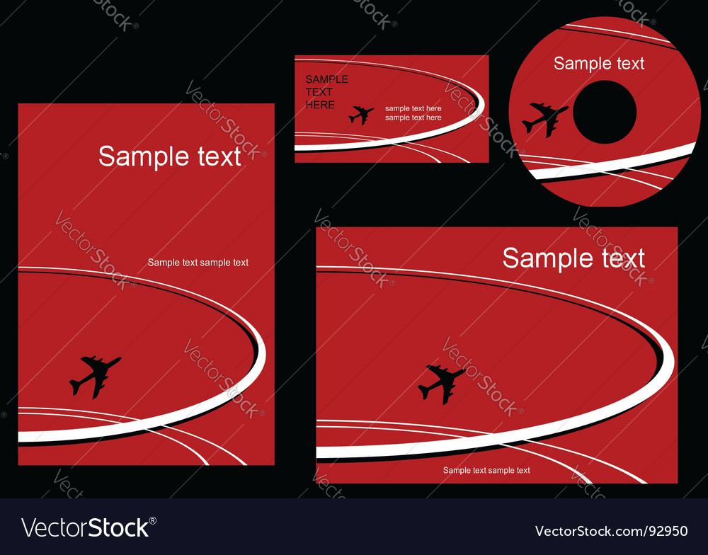 Elements of aviation Royalty Free Vector Image