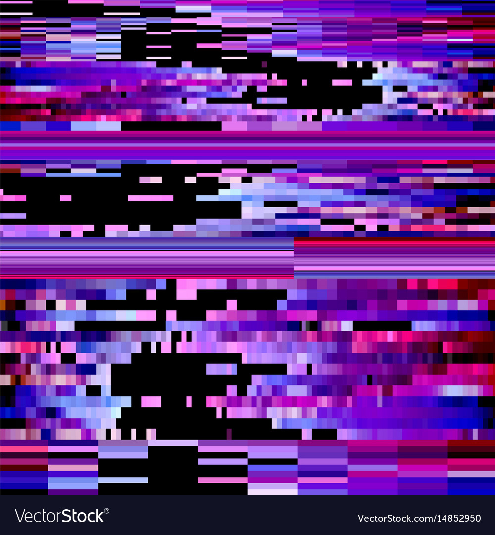 Glitch background Royalty Free Vector Image - VectorStock