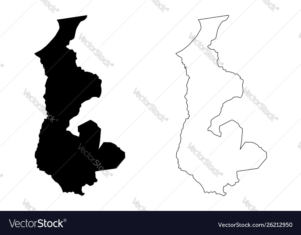 Luapula province provinces zambia republic Vector Image