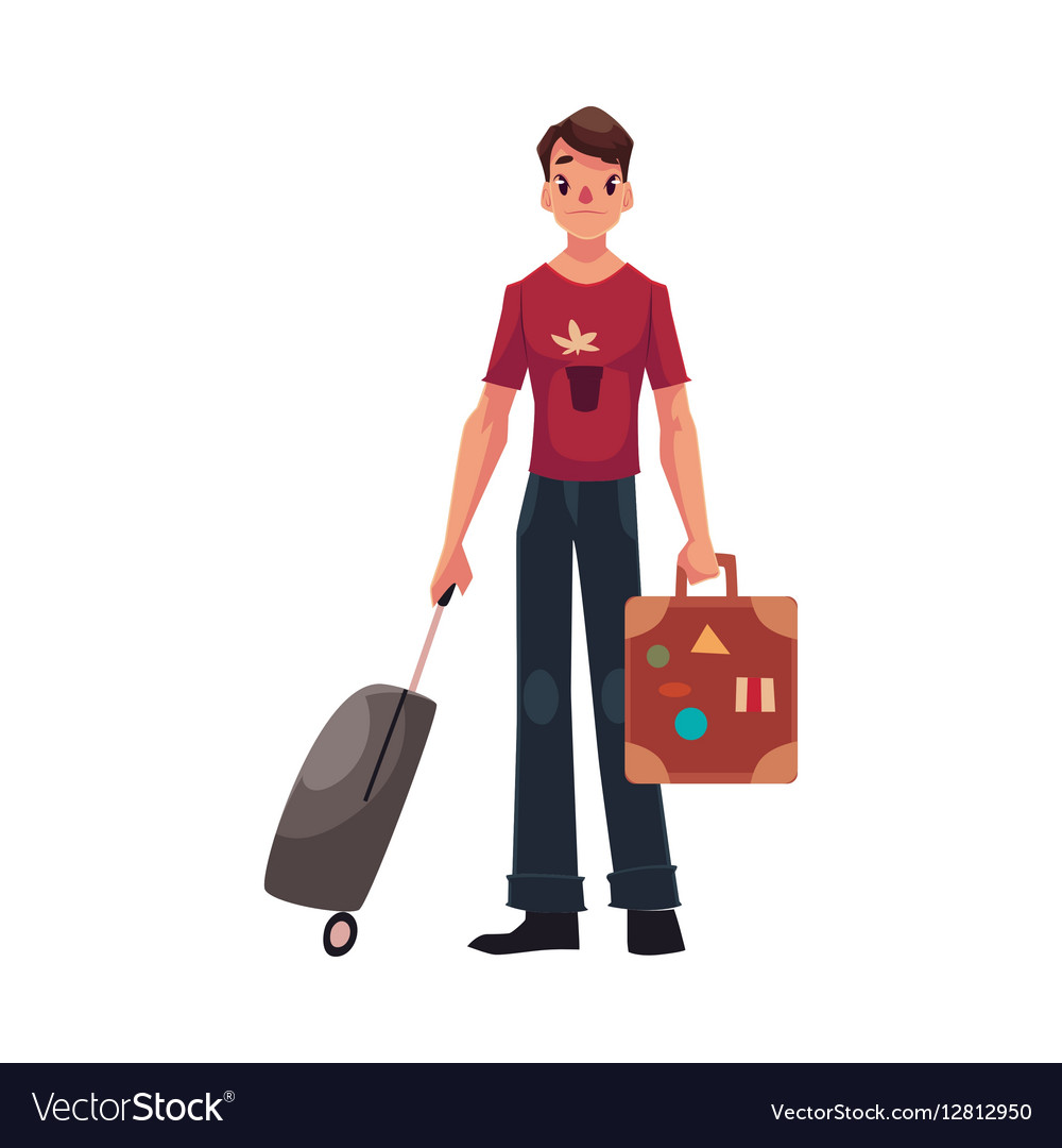 2 character the suitcase load