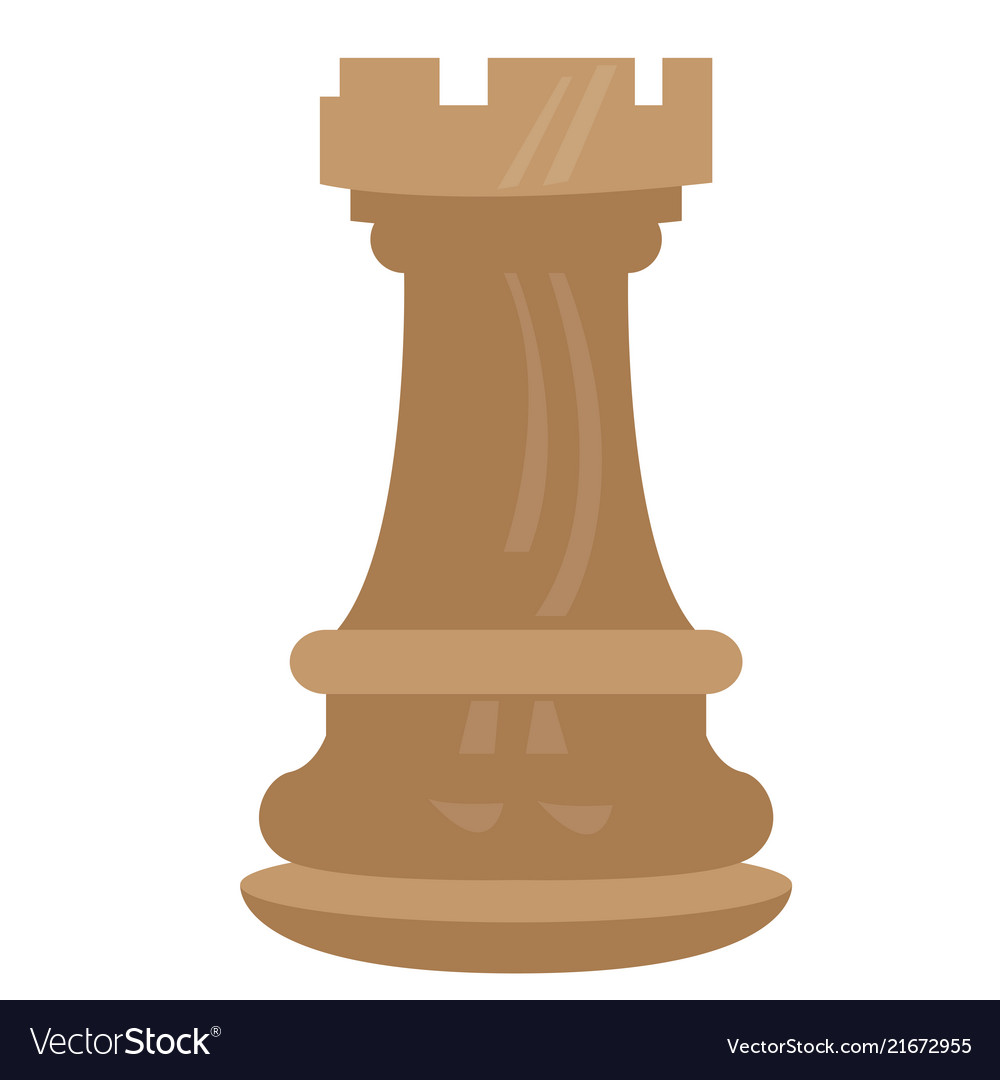 Chess rook Royalty Free Vector Image - VectorStock