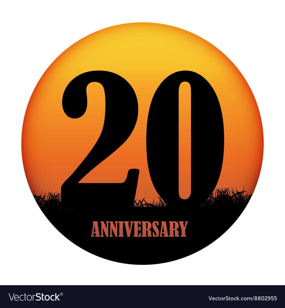 Template logo anniversary