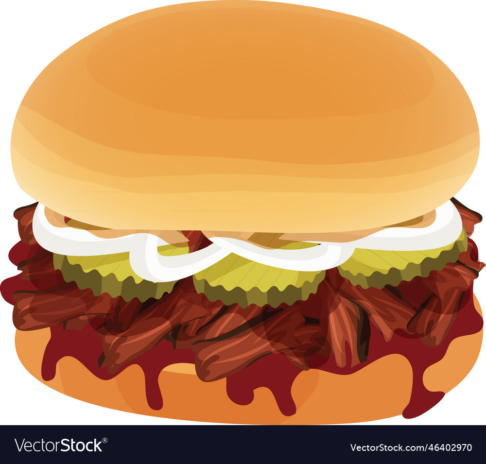 Chopped Beef Barbecue Sandwich Royalty Free Vector Image chopped-beef-barbecue-sandwich-royalty-free-vector-image