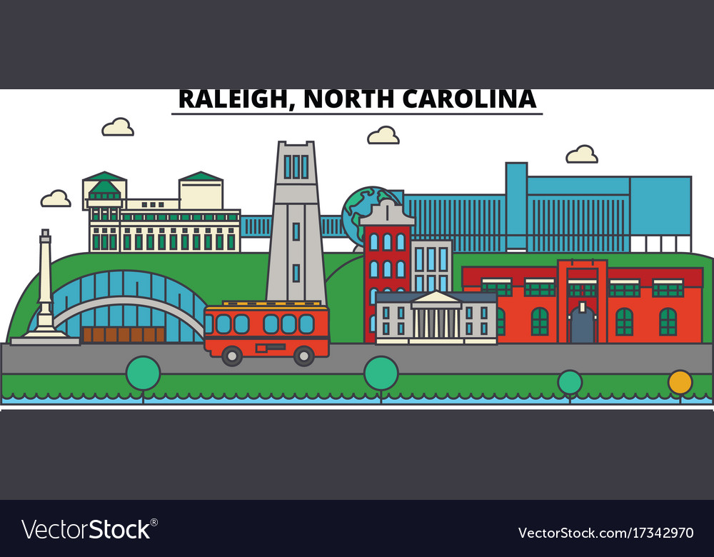 Raleigh north carolina city skyline architecture