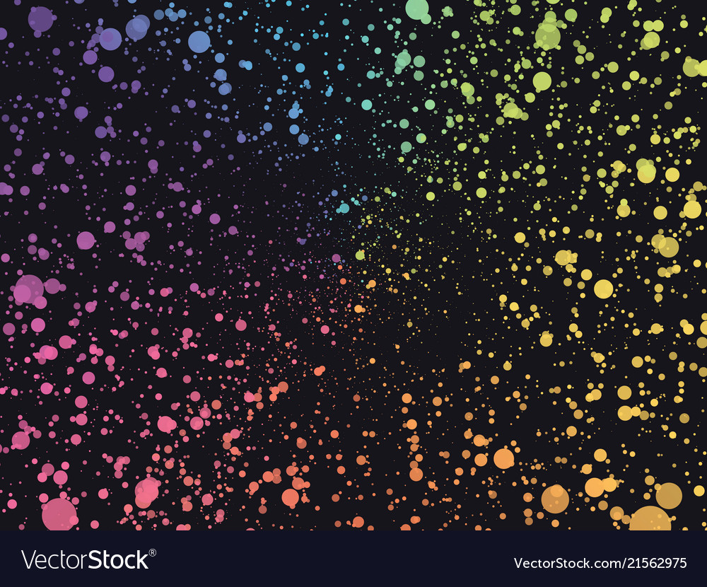 Abstract space color dots background