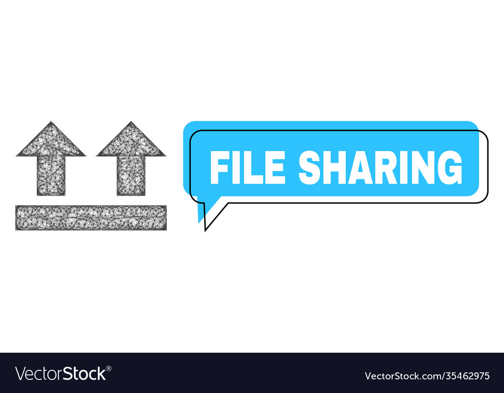 Misplaced file sharing conversation bubble