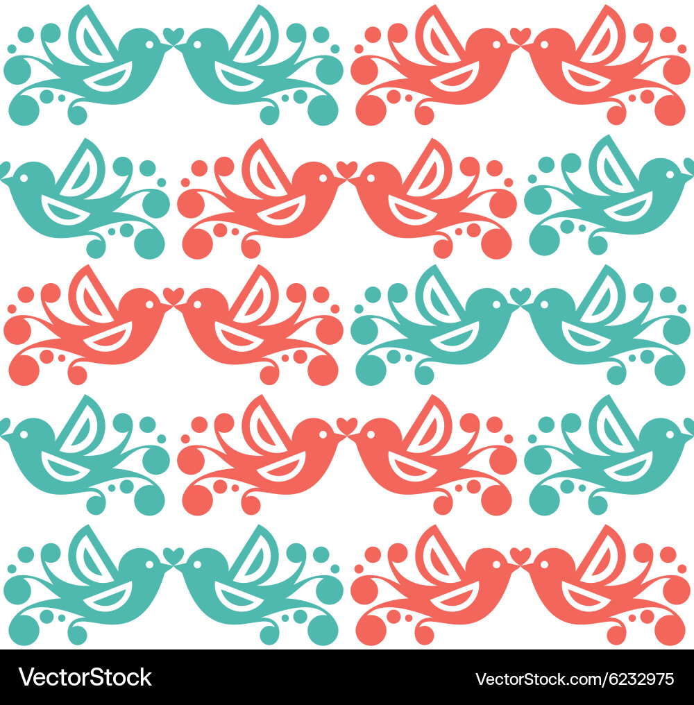 Pticica patt2 Royalty Free Vector Image - VectorStock