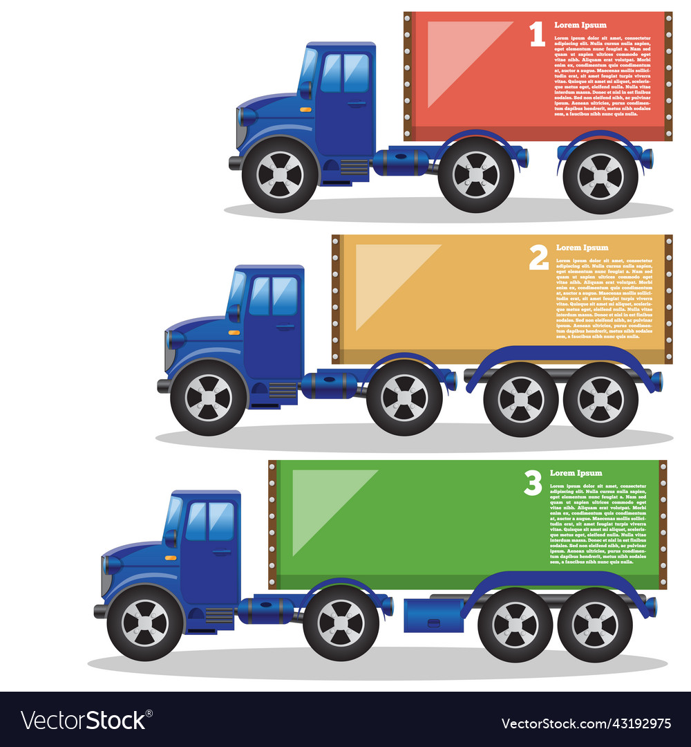 Trucks Royalty Free Vector Image - VectorStock