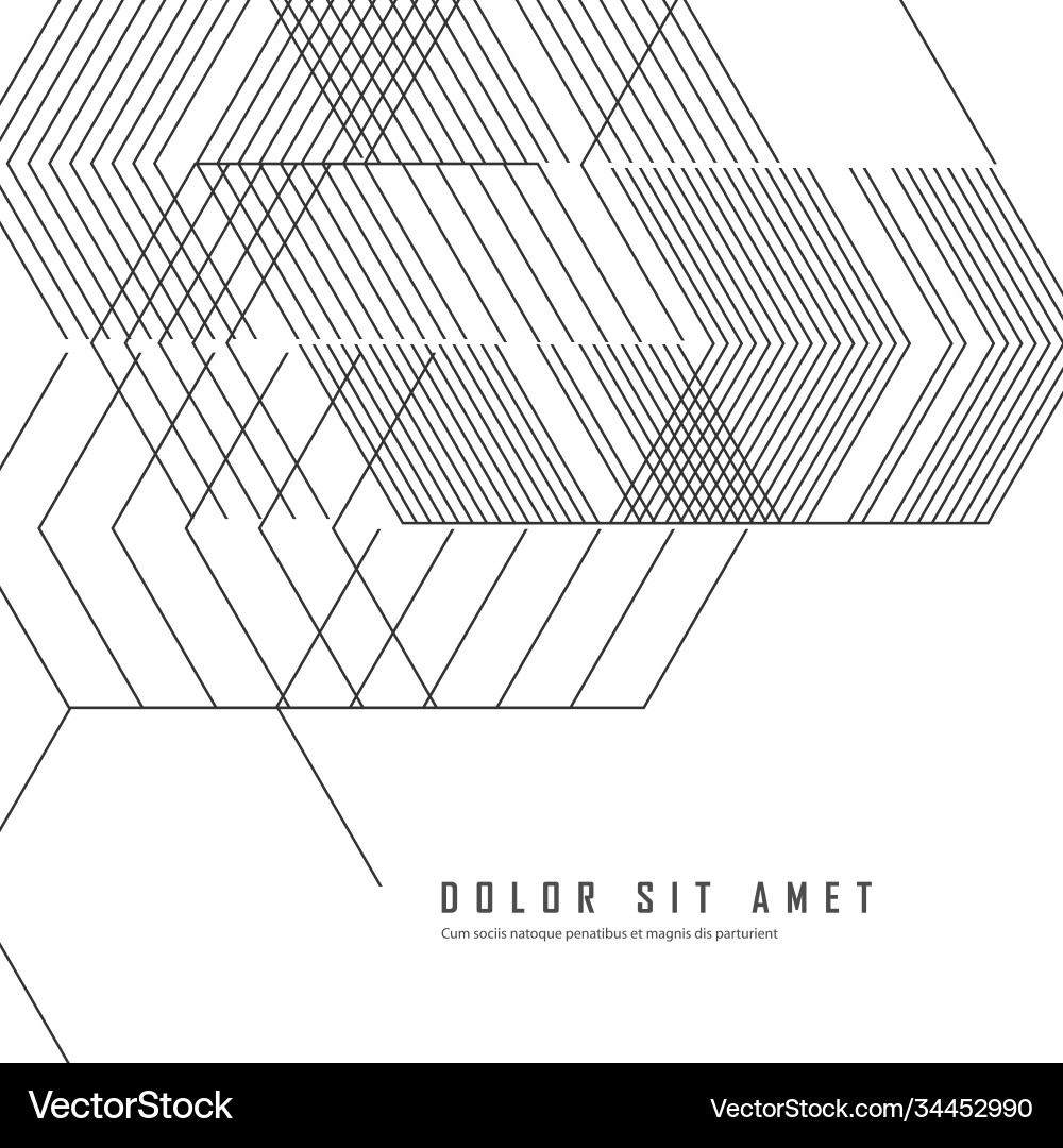 Abstract hexagonal background Royalty Free Vector Image