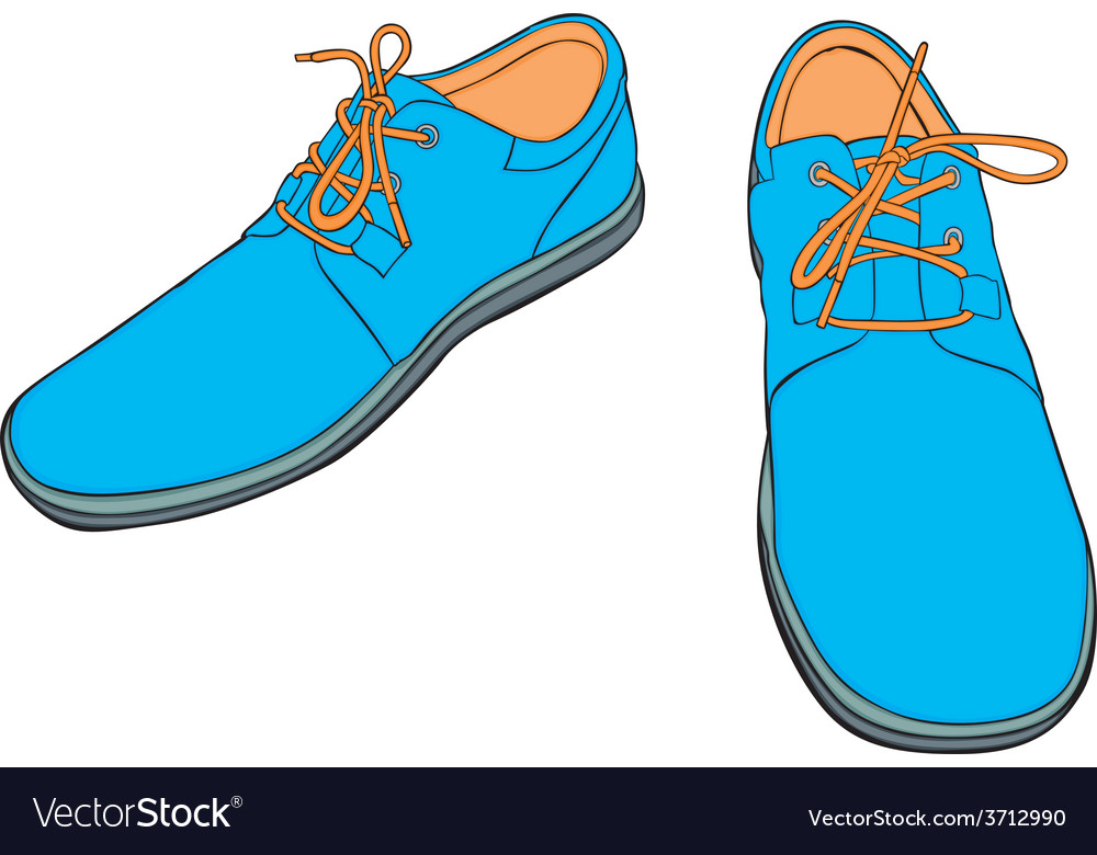 Cartoon Shoes Royalty Free Vector Image Vectorstock