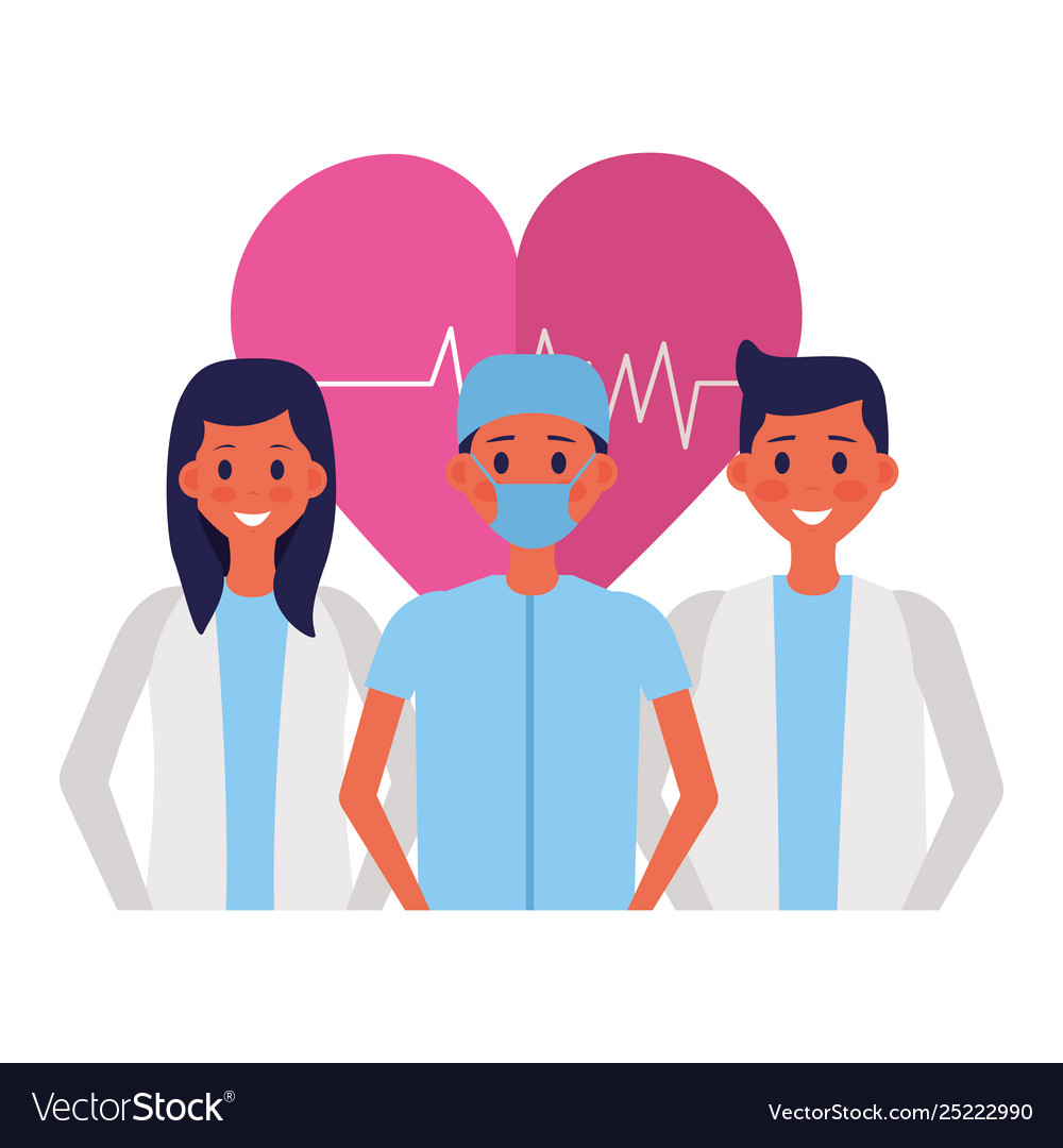 Medical people characters Royalty Free Vector Image