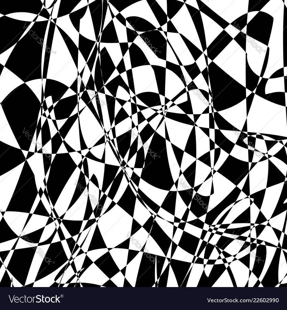 Random texture with alternating black and white Vector Image