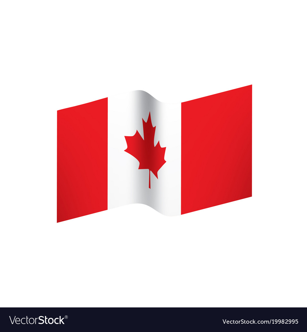 Canada flag Royalty Free Vector Image - VectorStock