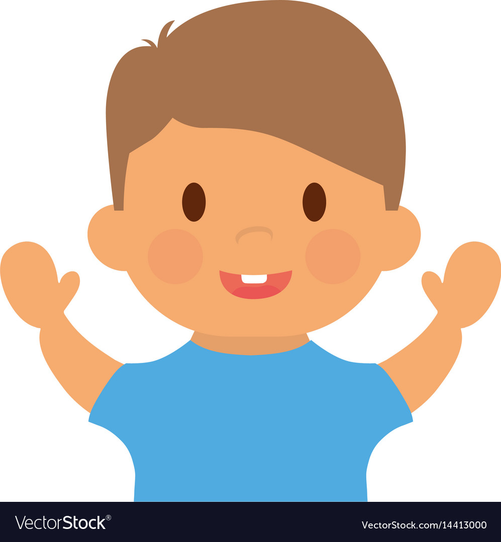 Happy boy icon Royalty Free Vector Image - VectorStock